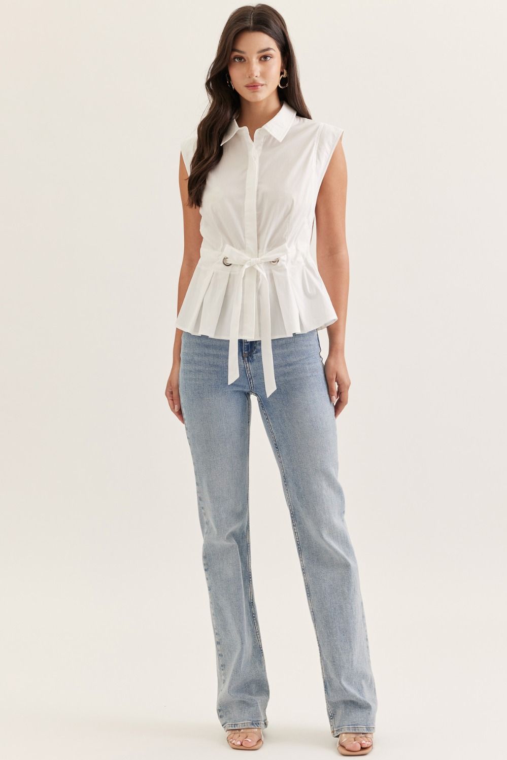 Always Polished Peplum Top T31447 Entro – Just Girls Boutique