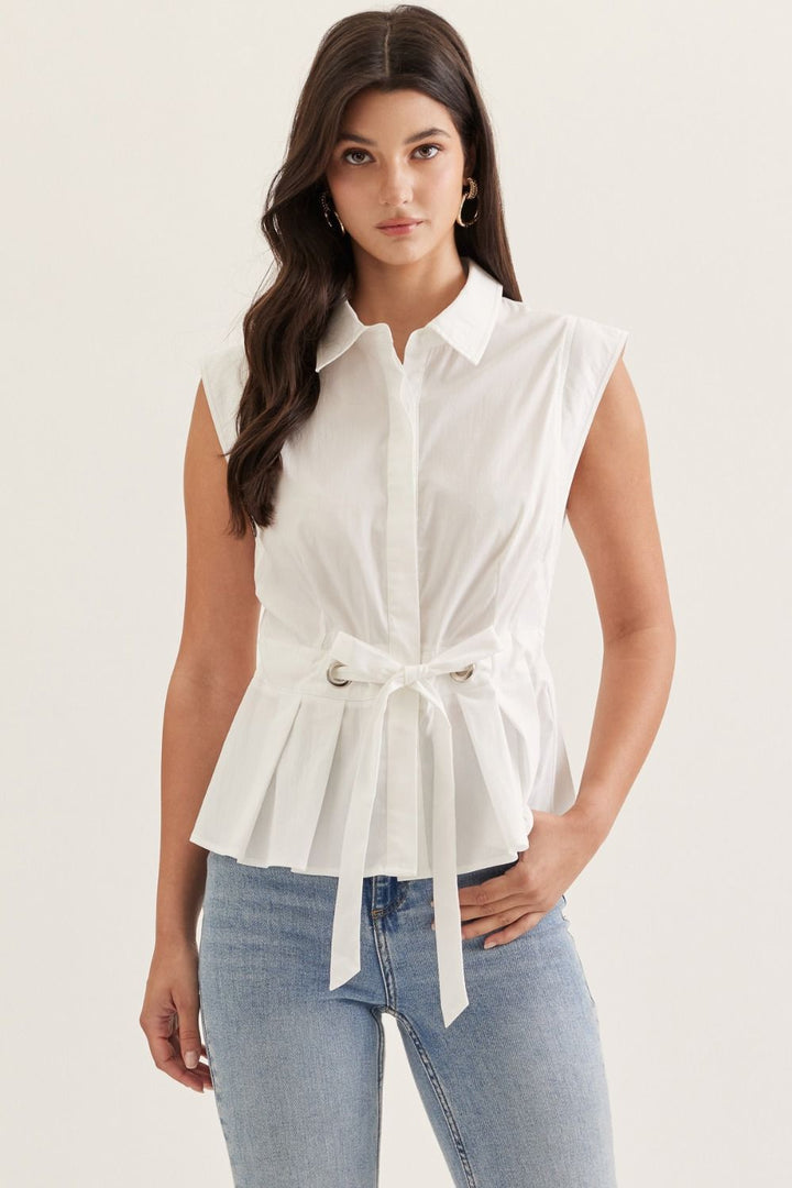 Always Polished Peplum Top