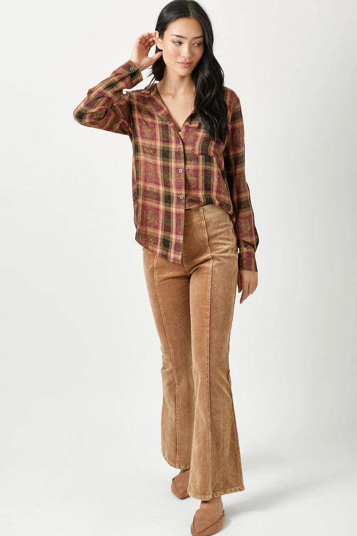 Corduroy Bell Bottoms, Camel