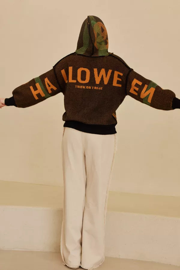 Trick or Treat Hooded Sweater, Final Sale