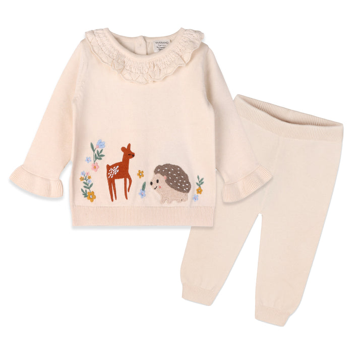 Woodland Baby Sweater & Pants Set