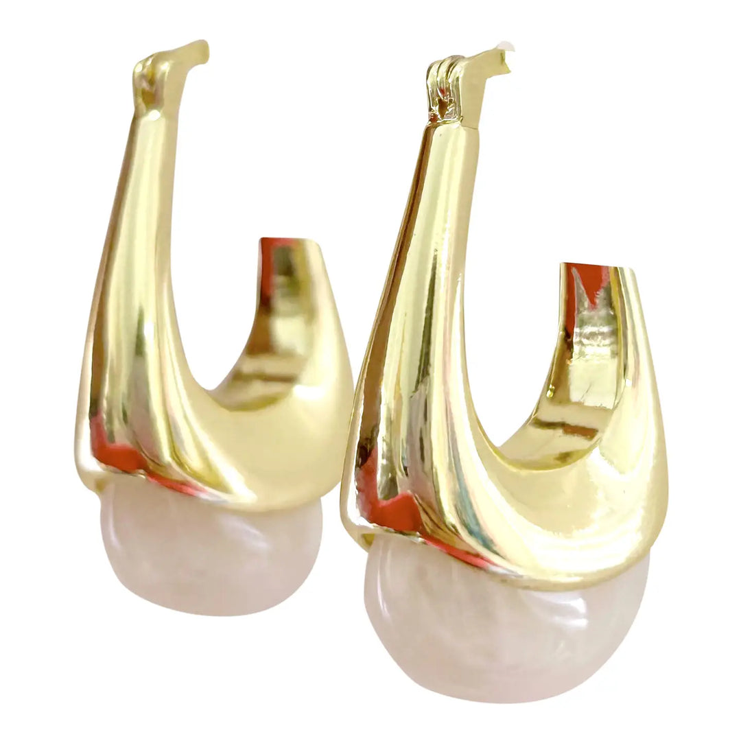 Stella Earring, Cream