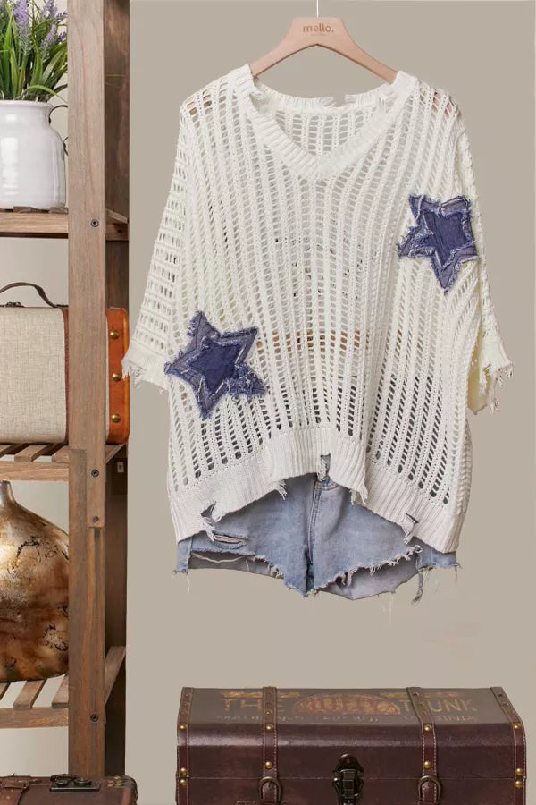Starstruck Patchwork Sweater