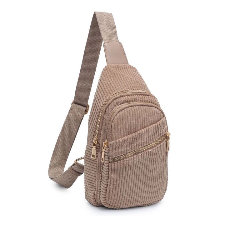 Zoe Corduroy Backpack, Natural