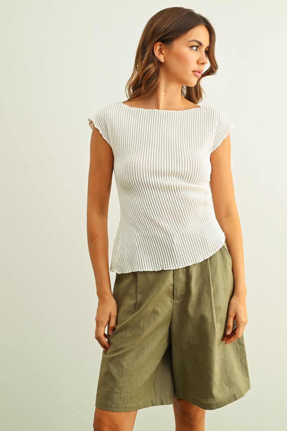 Suri Cap Sleeve Tee