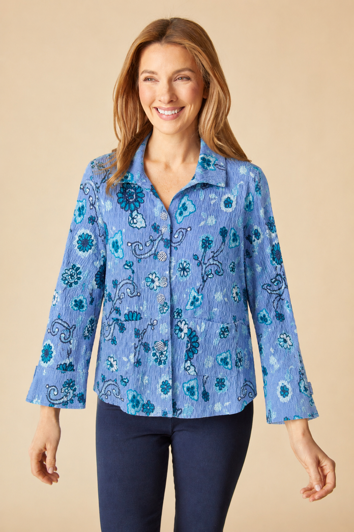 Floral Flounce Shirt