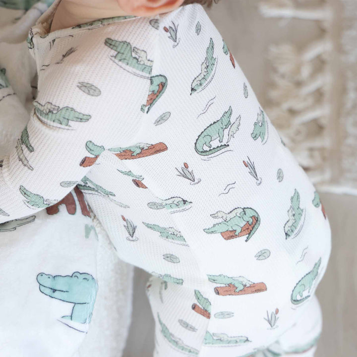 Later Gator Waffle Footie