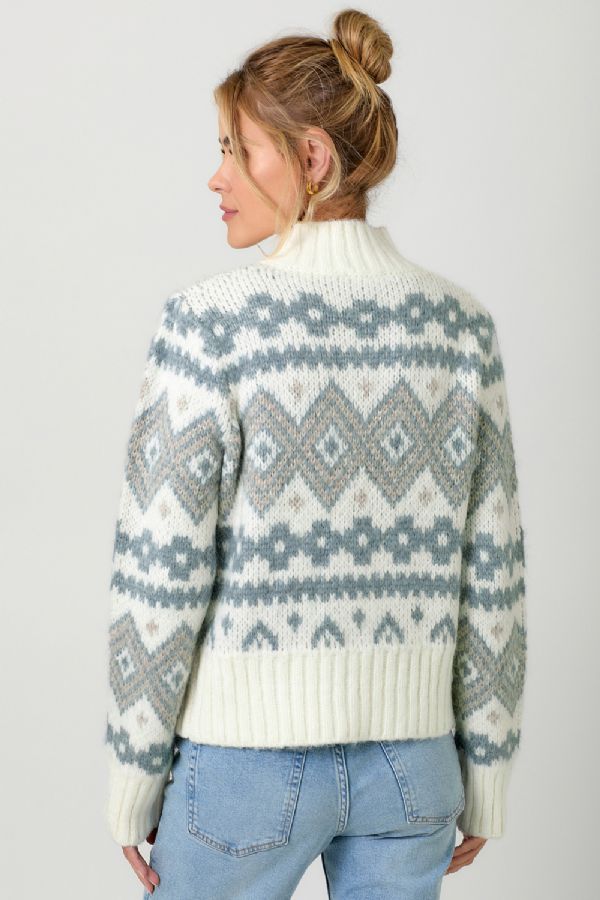 Almond Fair Isle Sweater