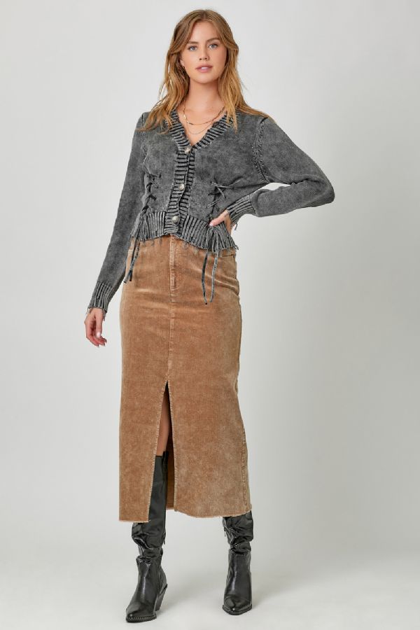 Cassie Corduroy Skirt