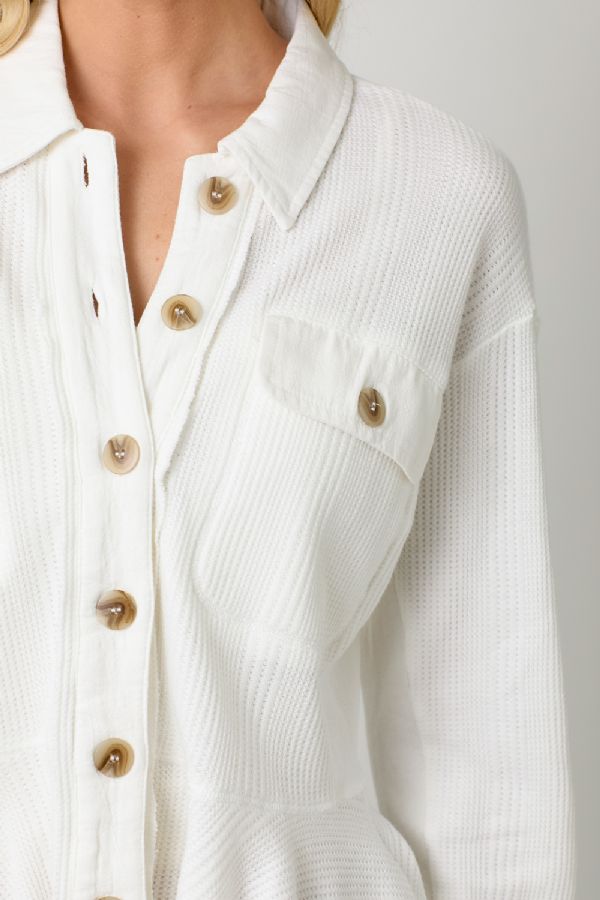 Pacific Breeze Peplum Jacket