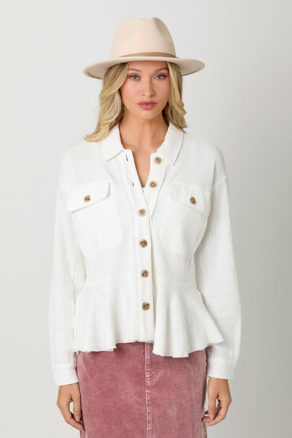 Pacific Breeze Peplum Jacket