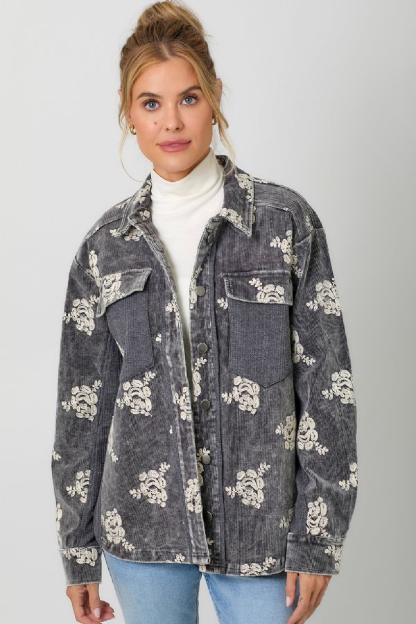 Delanie Floral Shacket