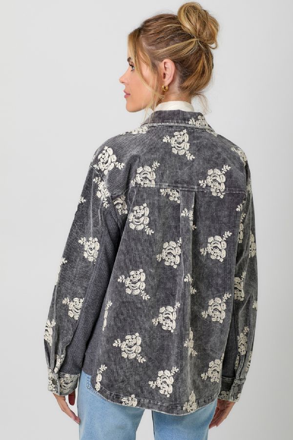 Delanie Floral Shacket