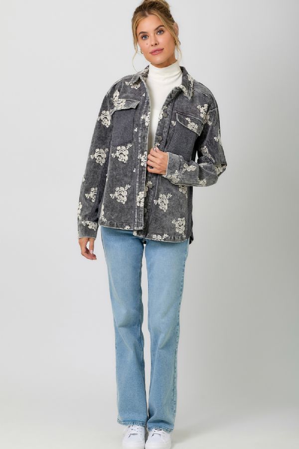 Delanie Floral Shacket