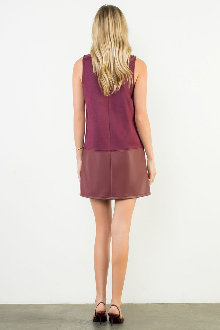 Sangria Kiss Sleeveless Dress