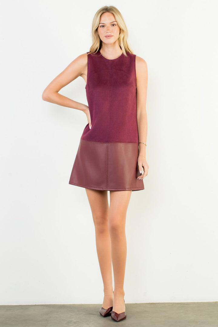 Sangria Kiss Sleeveless Dress