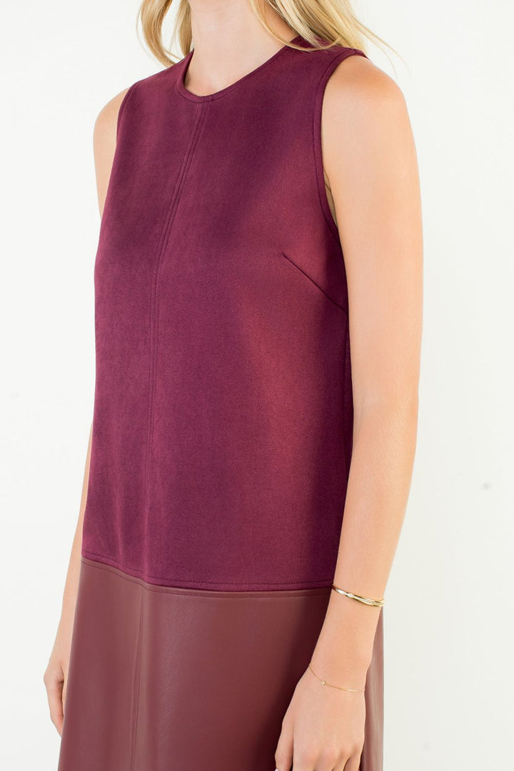 Sangria Kiss Sleeveless Dress
