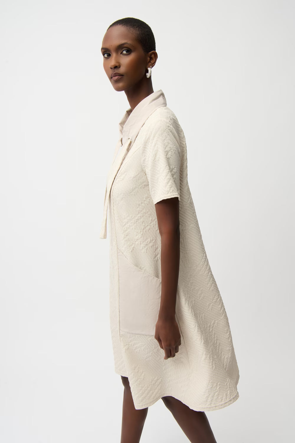 Sandstone Drawstring Dress