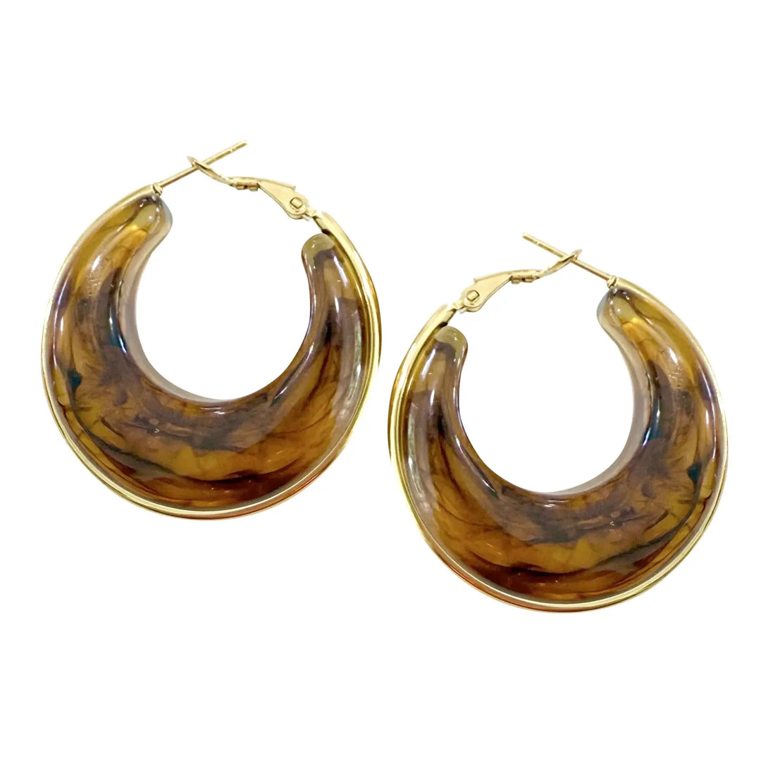 Kansas Earring, Tortoise