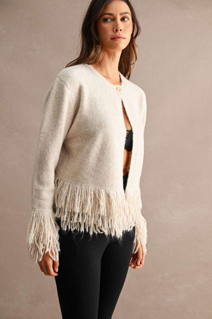 Harlow Fringe Cardigan