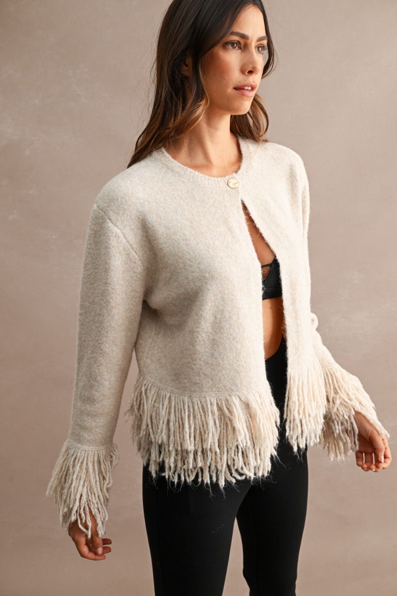 Harlow Fringe Cardigan