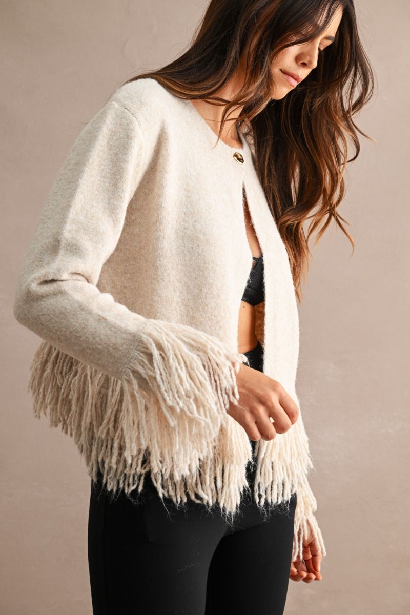 Harlow Fringe Cardigan