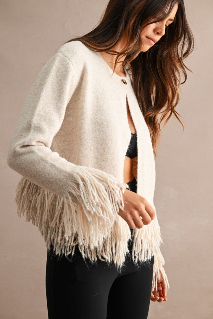 Harlow Fringe Cardigan