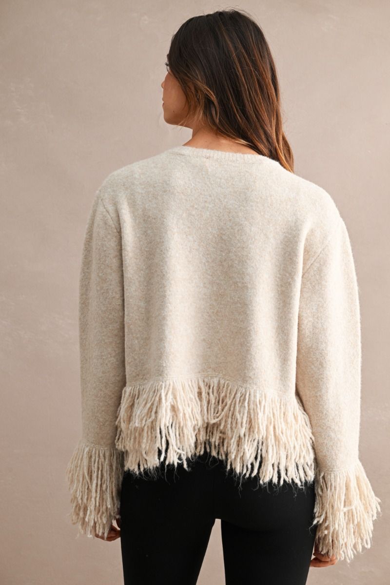 Harlow Fringe Cardigan