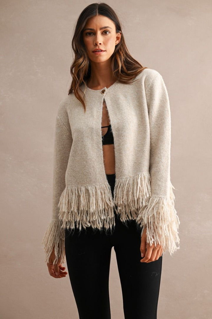 Harlow Fringe Cardigan