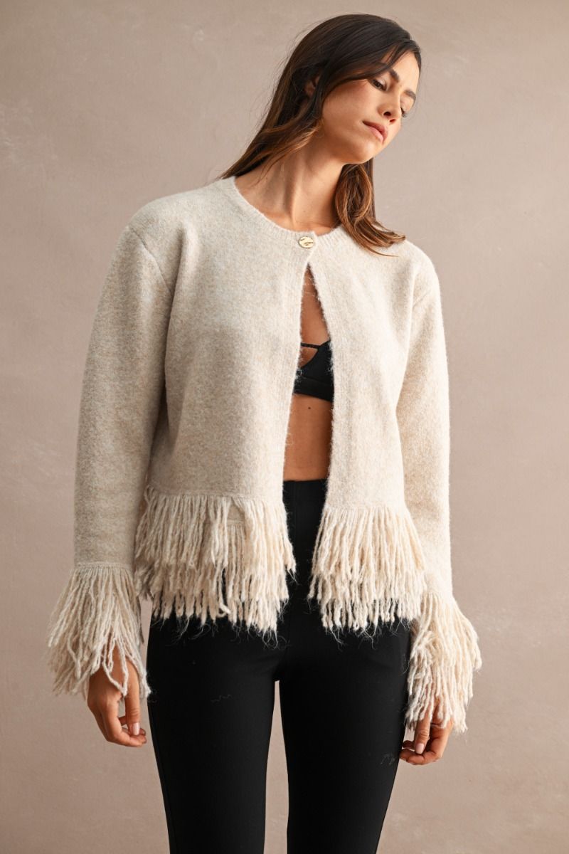 Harlow Fringe Cardigan