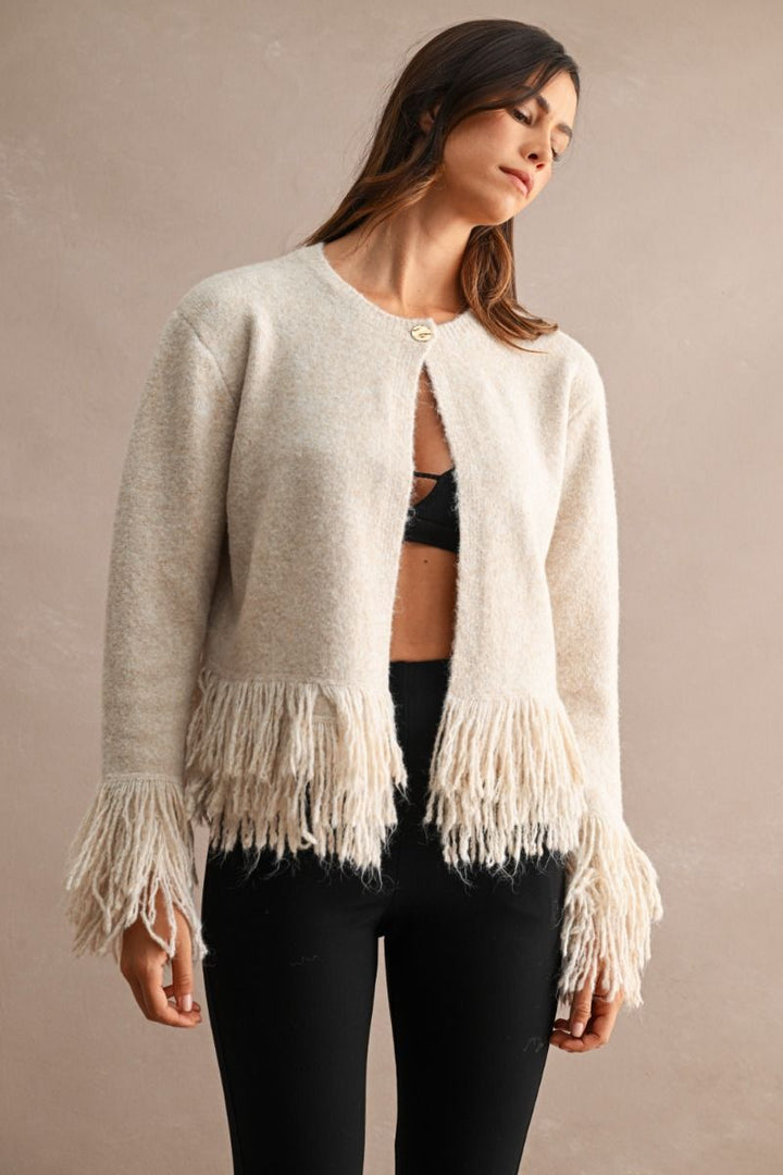 Harlow Fringe Cardigan