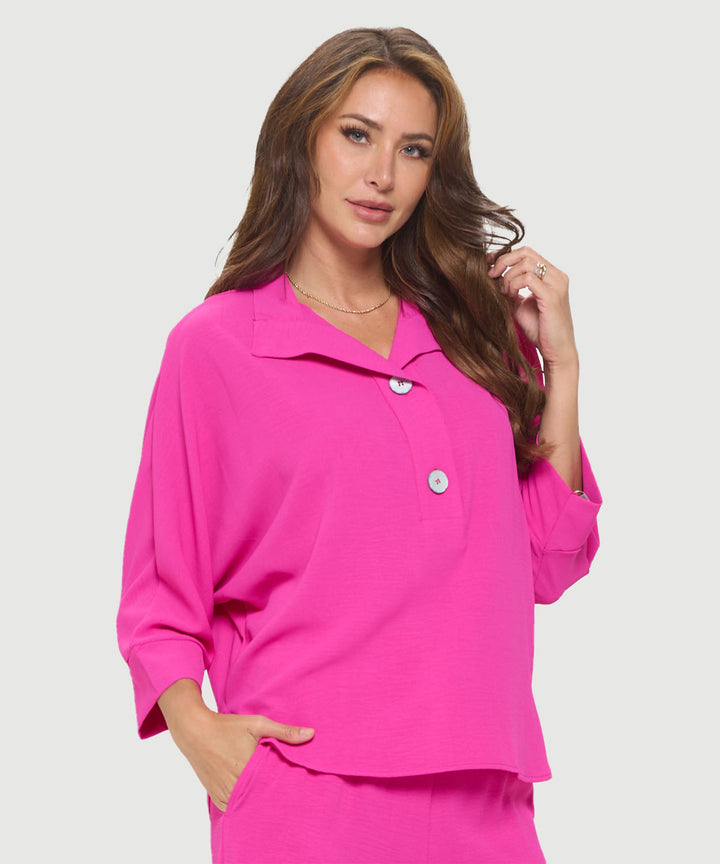 Easy Breezy Button Top