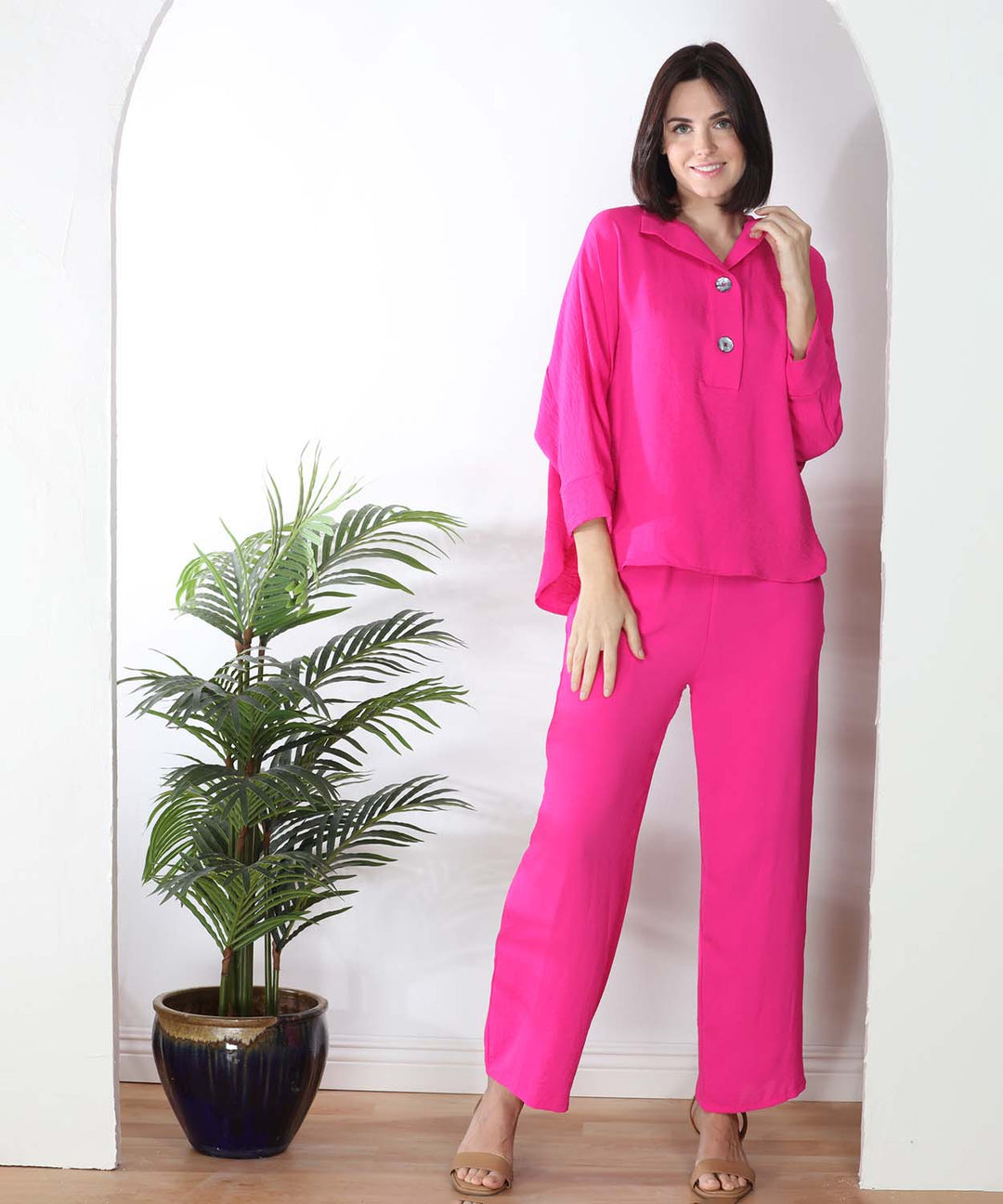 Easy Breezy Button Top