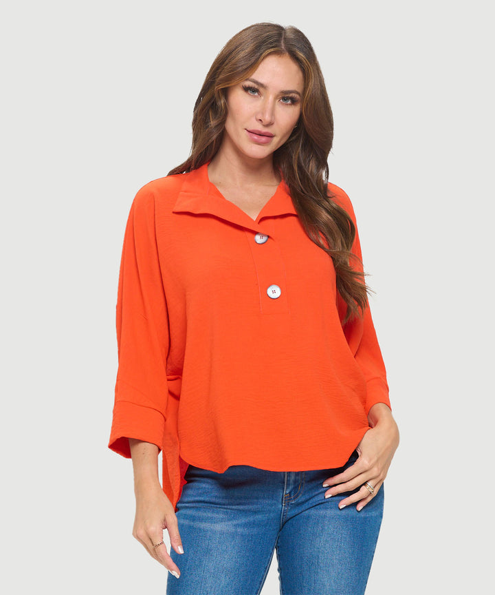 Easy Breezy Button Top
