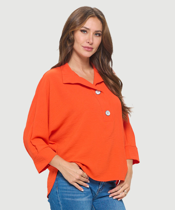 Easy Breezy Button Top