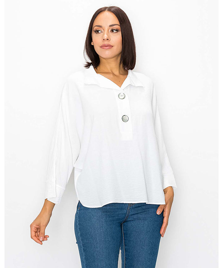 Easy Breezy Button Top