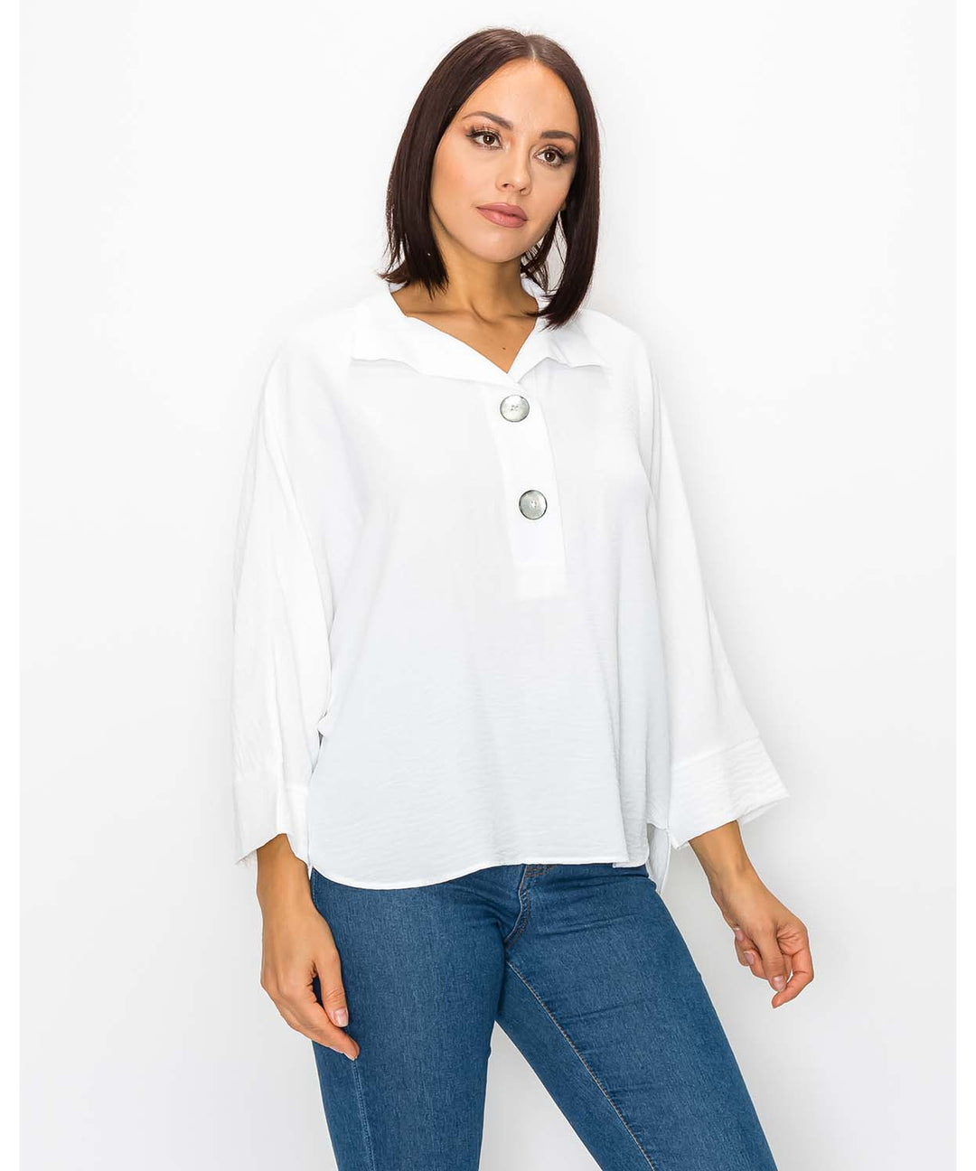 Easy Breezy Button Top