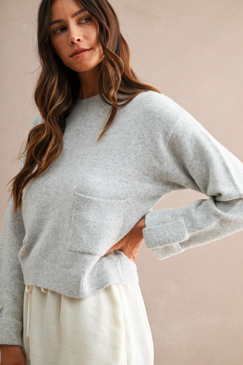 Plush Pocket Sweater