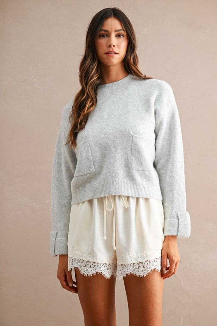 Plush Pocket Sweater