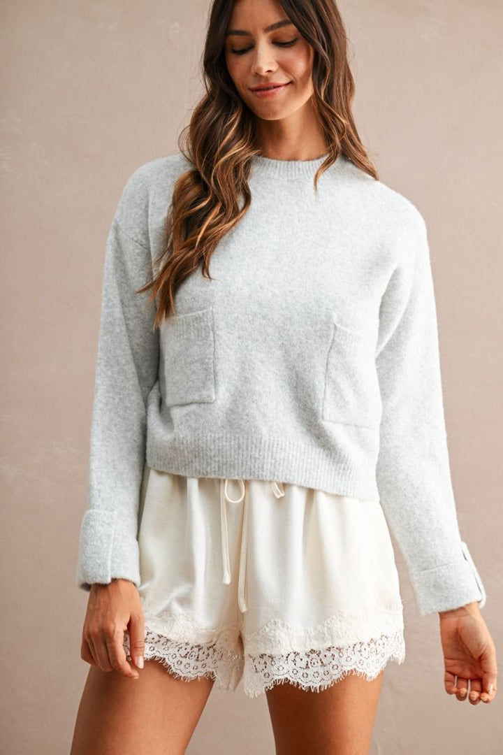 Plush Pocket Sweater