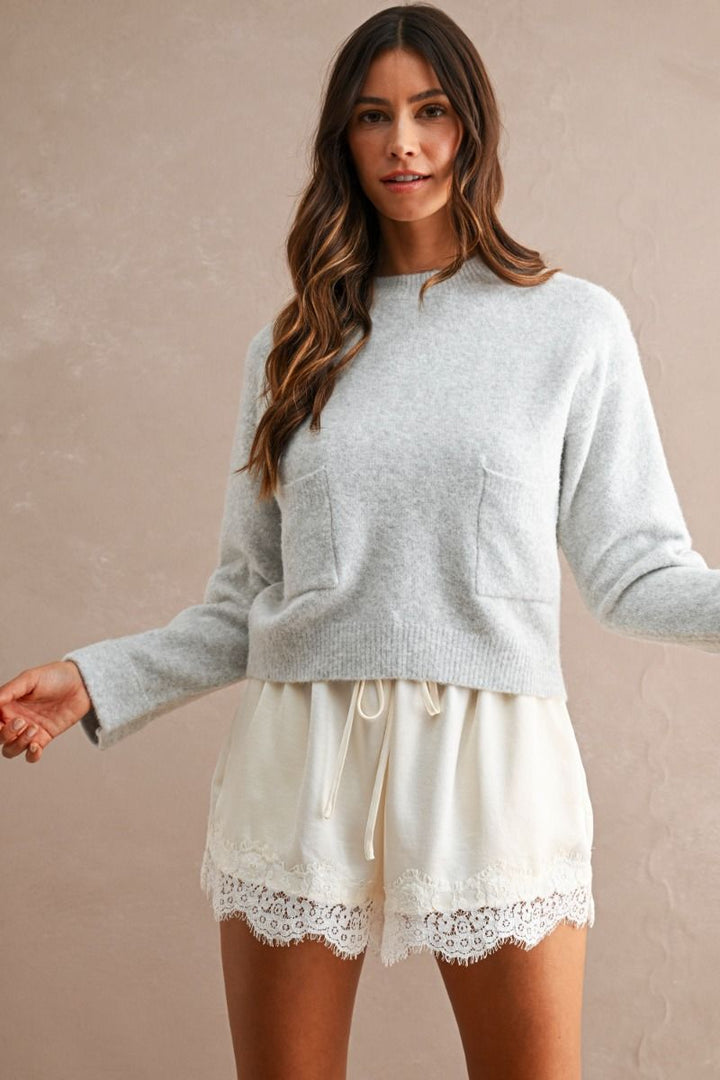 Plush Pocket Sweater