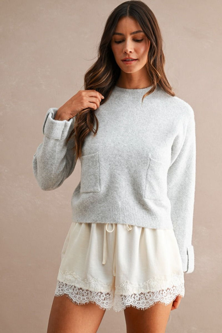 Plush Pocket Sweater