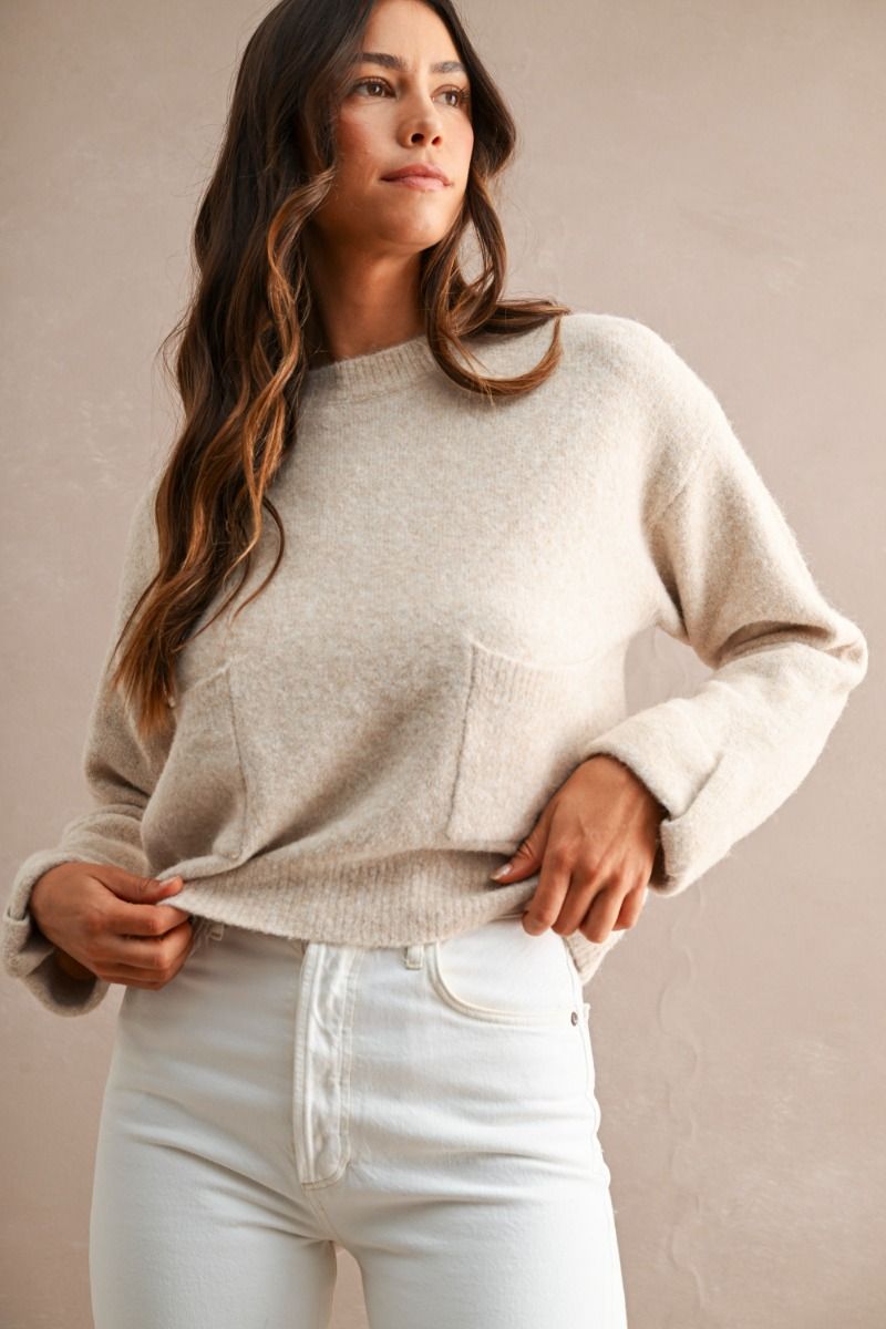 Plush Pocket Sweater