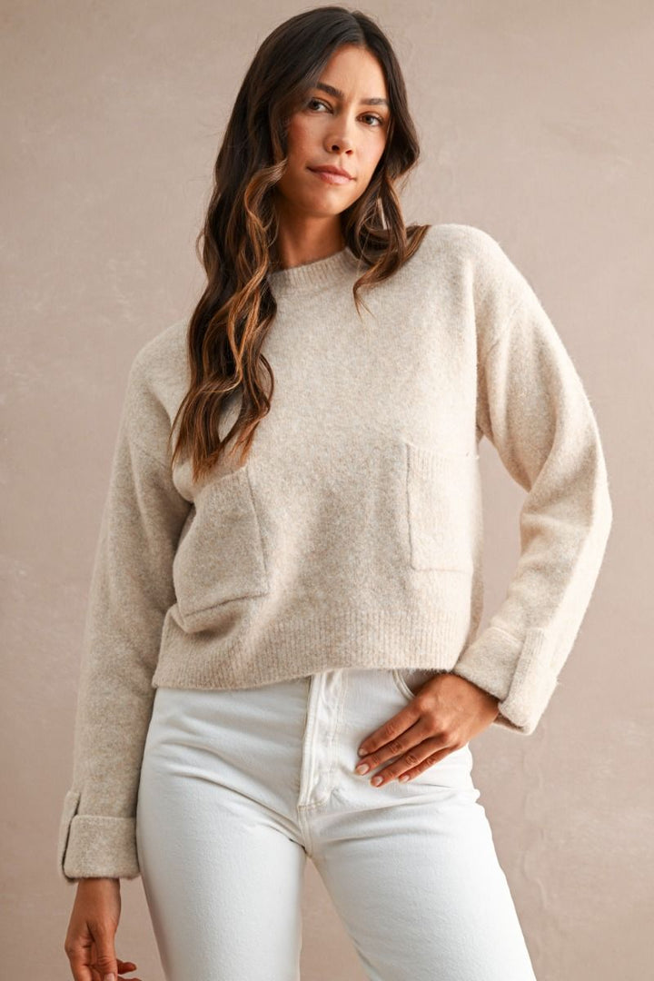 Plush Pocket Sweater