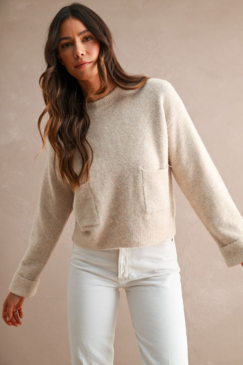 Plush Pocket Sweater