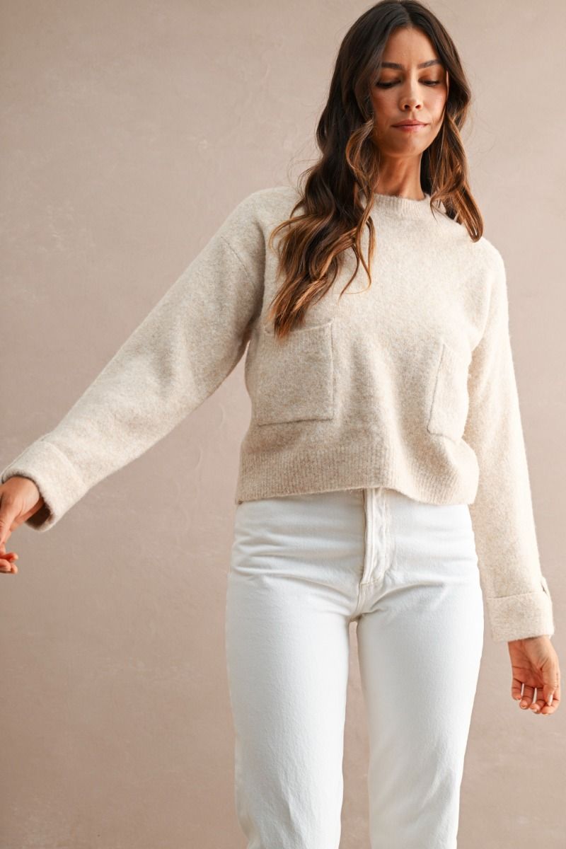 Plush Pocket Sweater