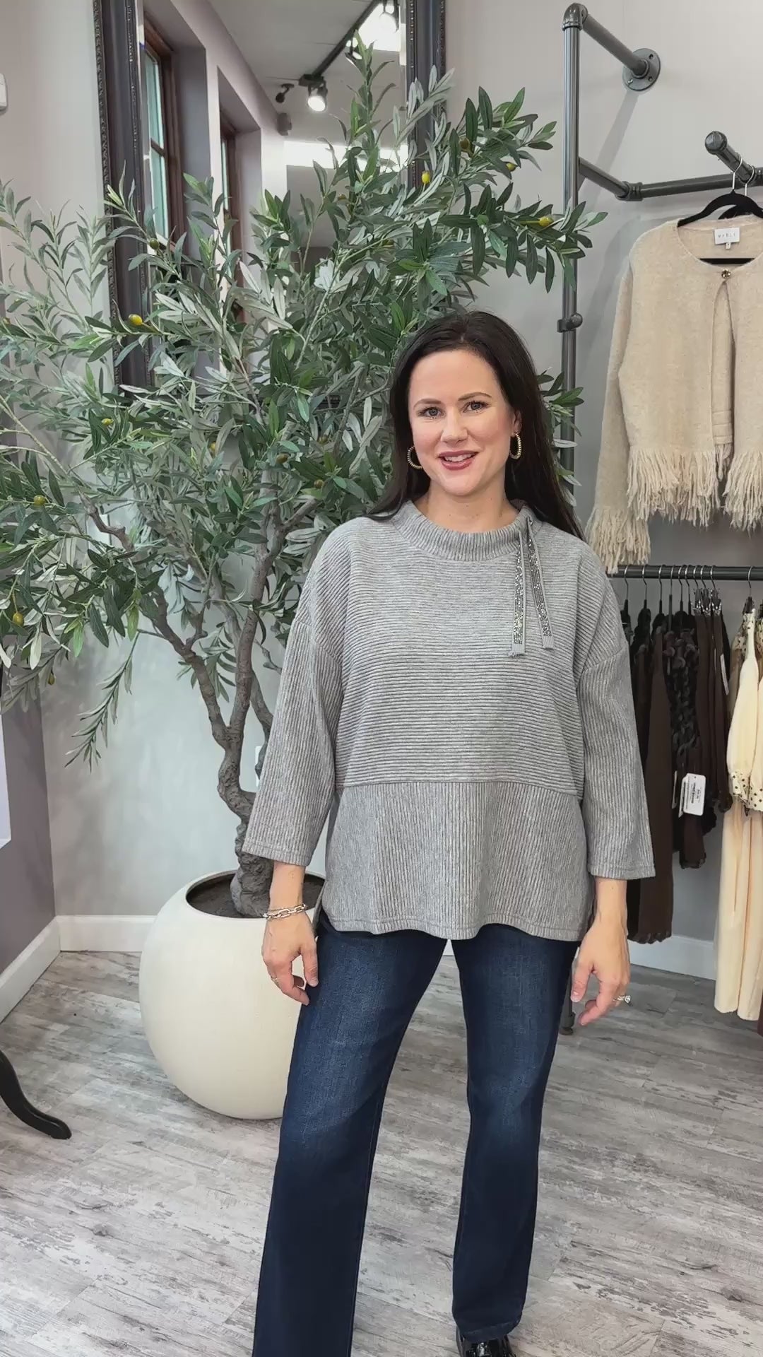 A Little Sparkle 3/4 Sleeve Top