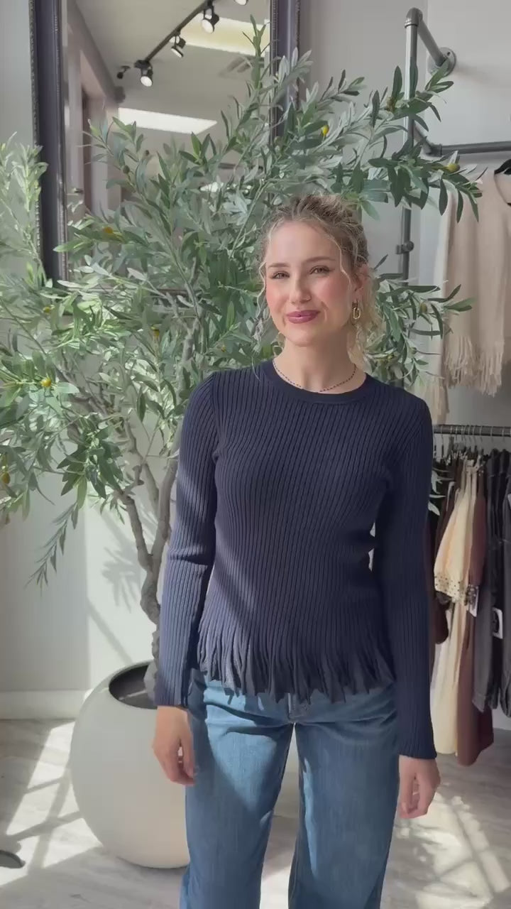 Pleated Perfection Sweater