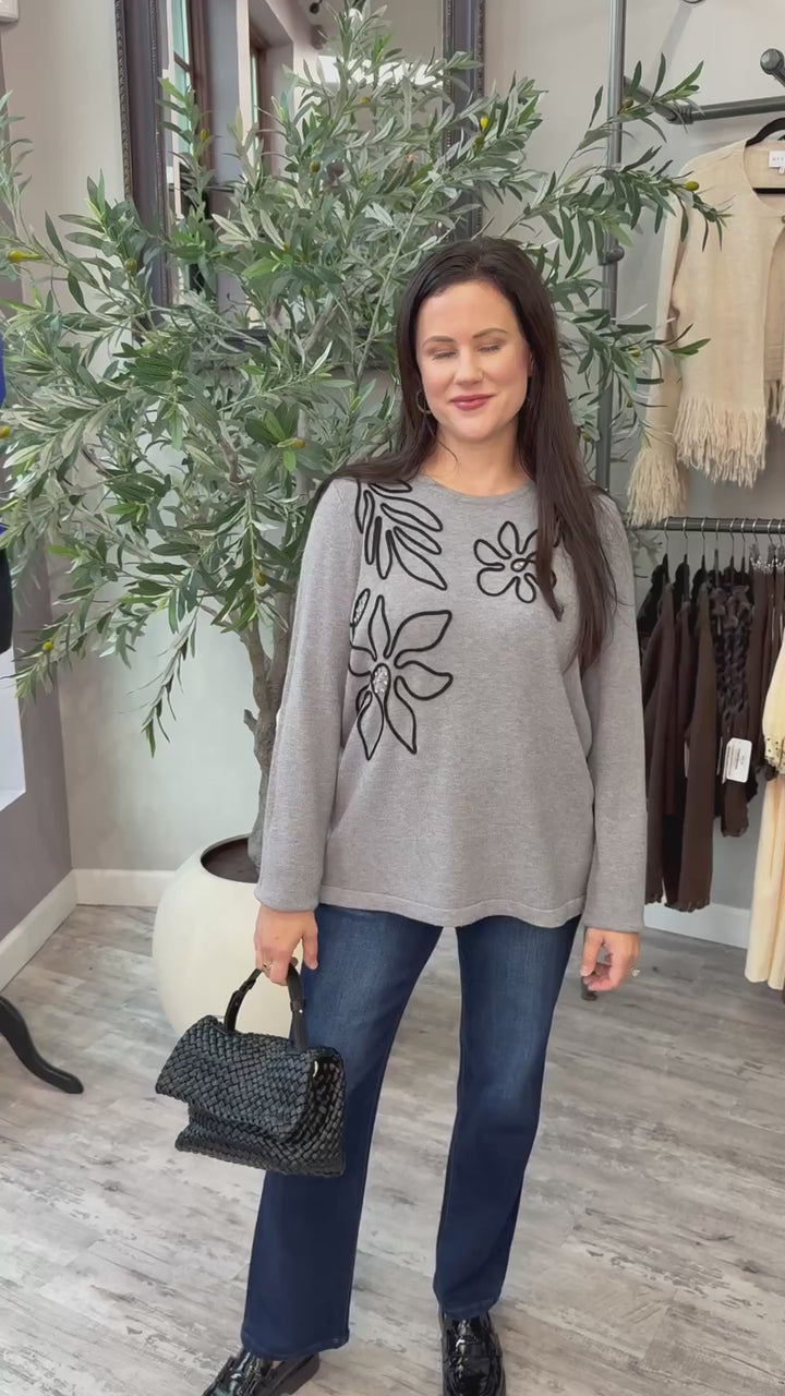 Petal Poetry Sweater