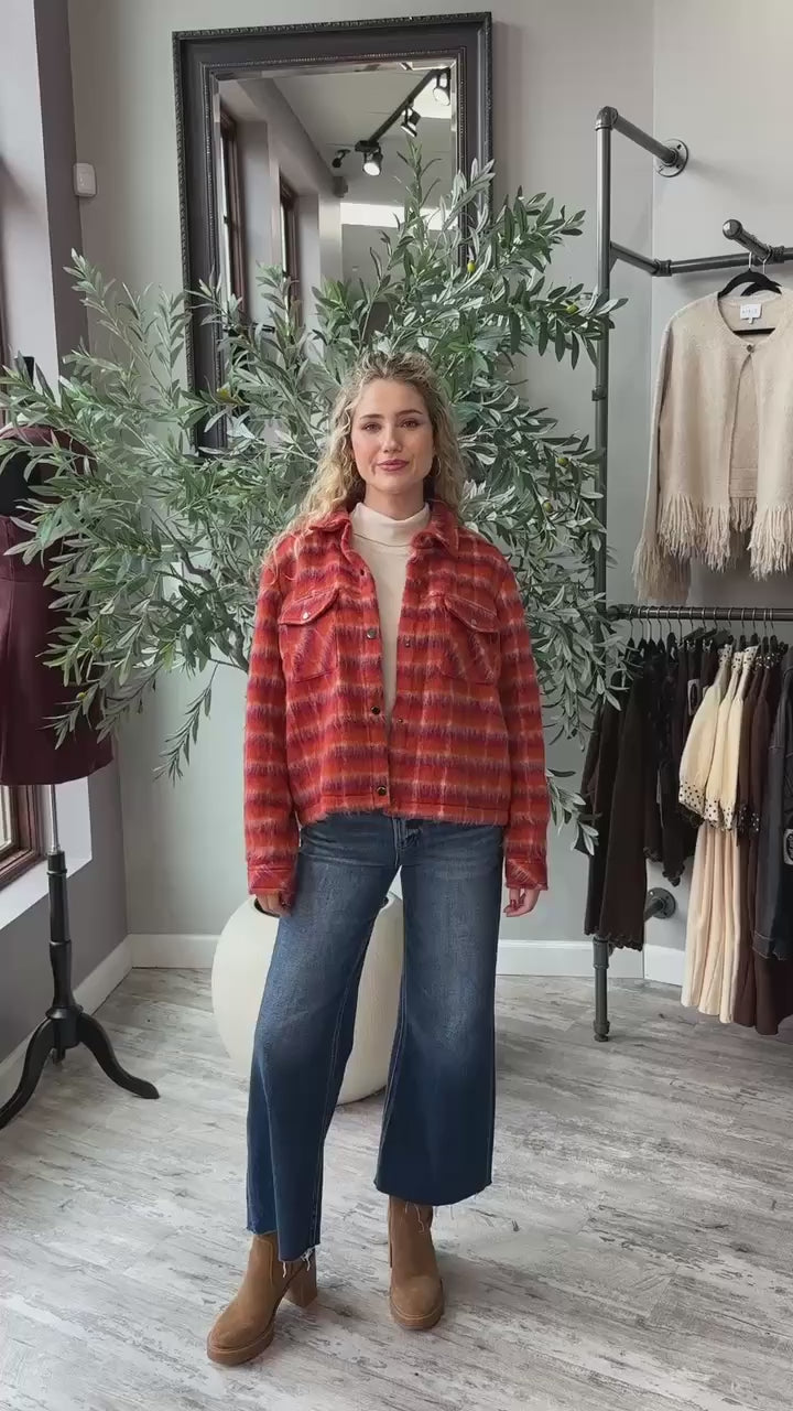Ginger Snap Plaid Jacket